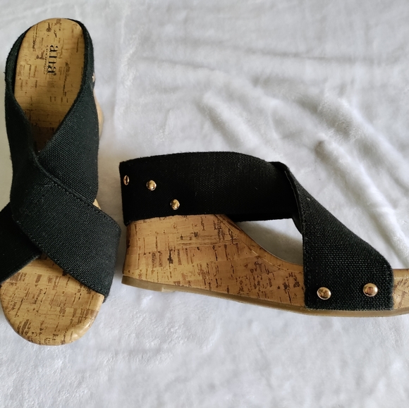 Ana New Approach cork and black wedges - Picture 11 of 13